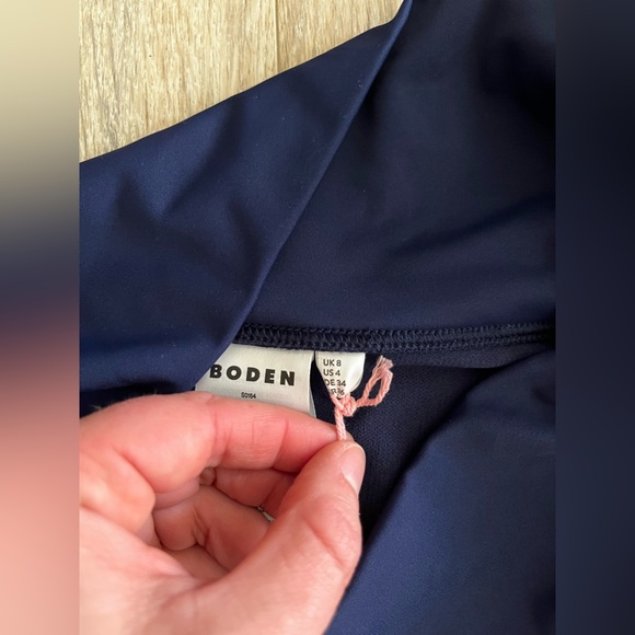 NWT Boden Women’s Classic Fold Bikini Bottoms French Navy - Size 4 - Picture 4 of 9